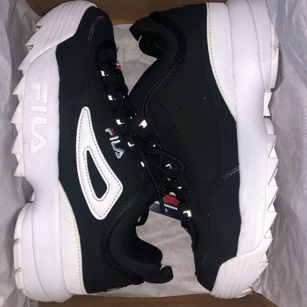 Black Fila shoes